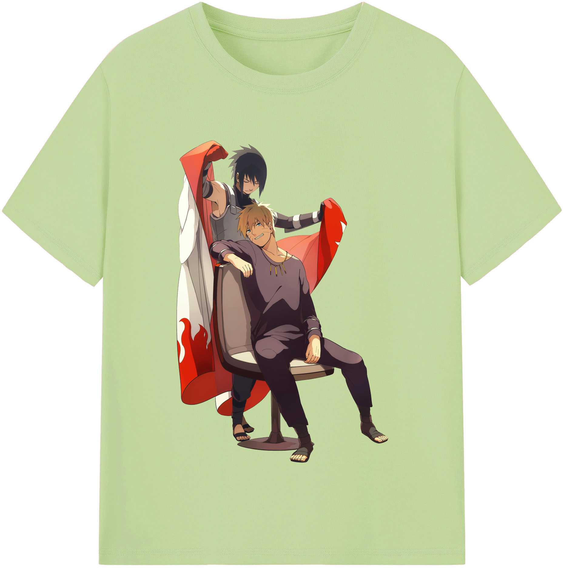（画像用） NARUTO -ナルト- うずまき ナルト Uzumaki Naruto 綿100％半袖Tシャツ（フロントプリント）